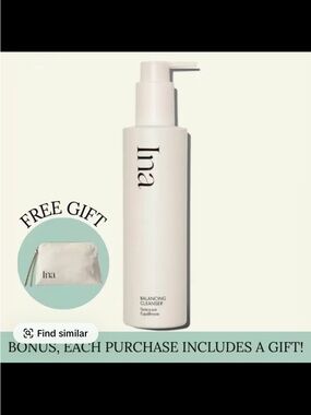 Ina Labs Balancing Cleanser for Sensitive Skin – Gentle pH Balanced Daily Wash,